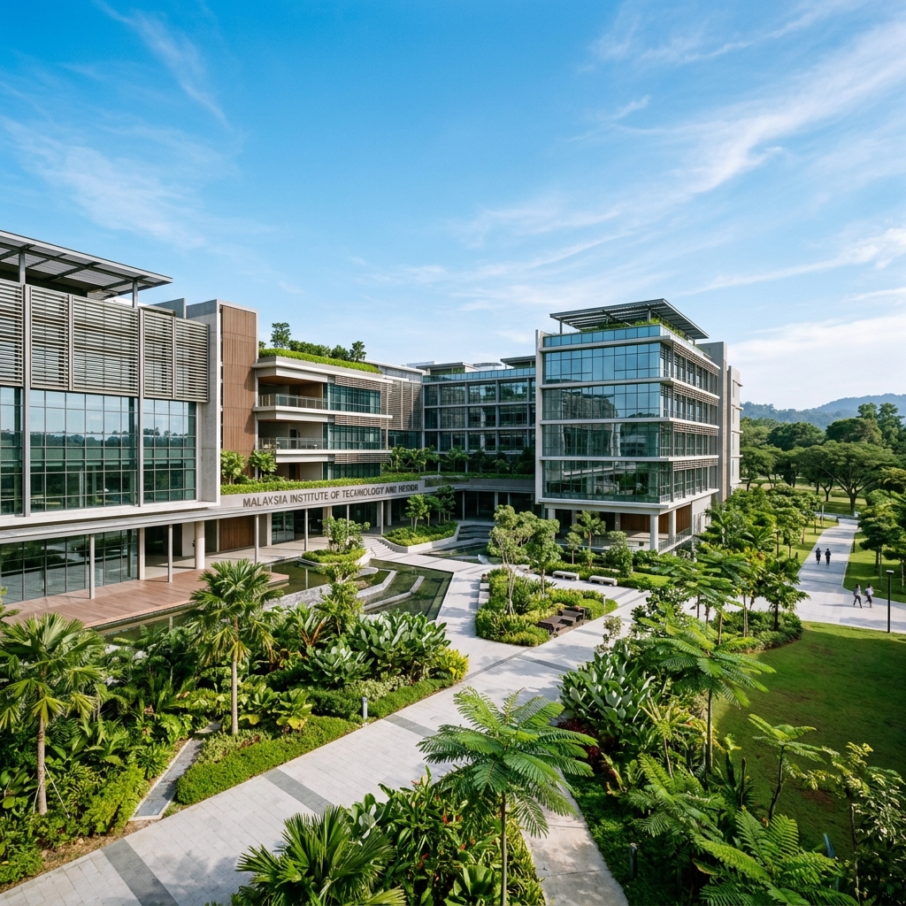 Modern University Campus in Malaysia